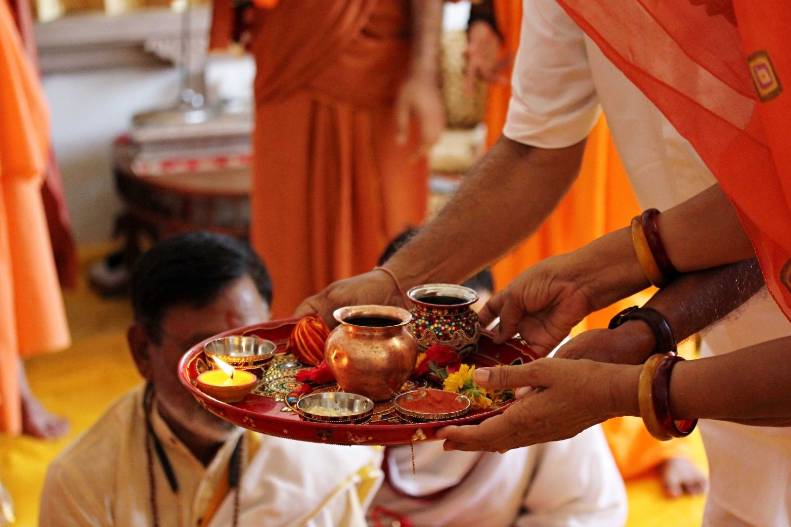 Gurupurnima satsangs with Vishwaguruji in India and in Europe