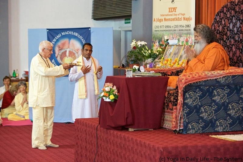 Gurupurnima celebration in Vép, Hungary