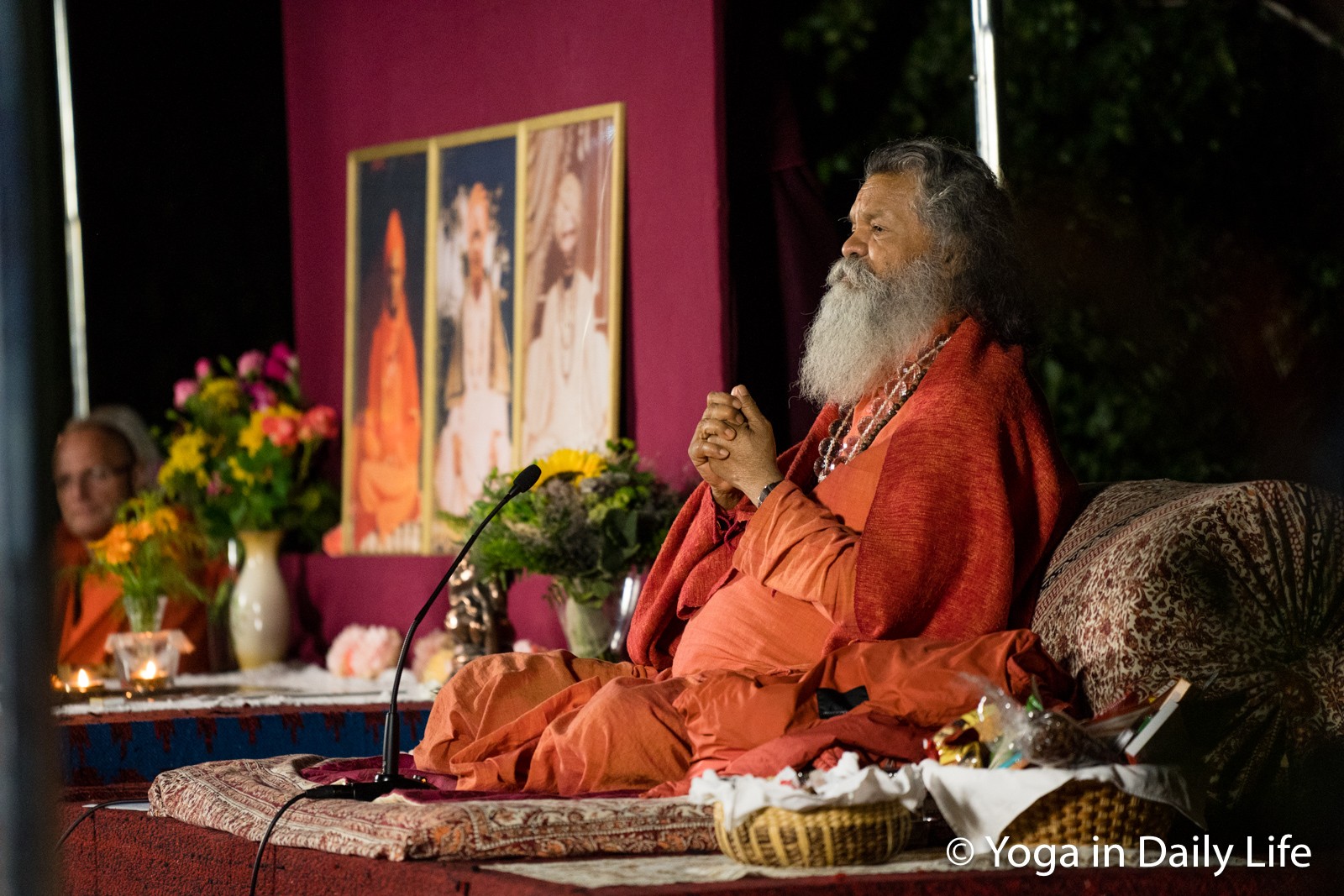 Light of Gurupurnima and Sri Alakhpuriji in Strilky Ashram