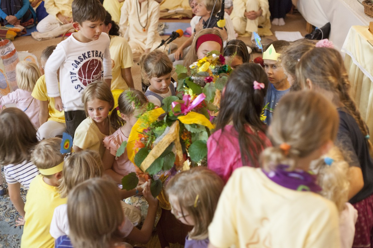 Celebration of Krishna's birthday